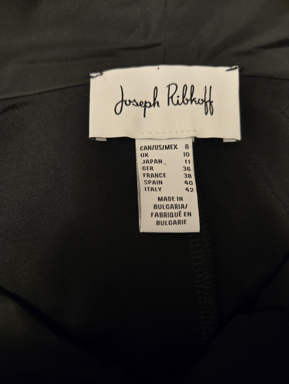 Joseph Ribkoff Sleeveless Mock Neck Top Style 212133 Size 8 Black - Picture 10 of 11